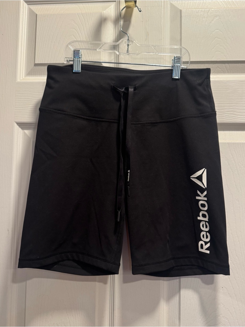 Reebok Women's Running Shorts Size Large – Soft Stretch Gym Shorts Solid Black